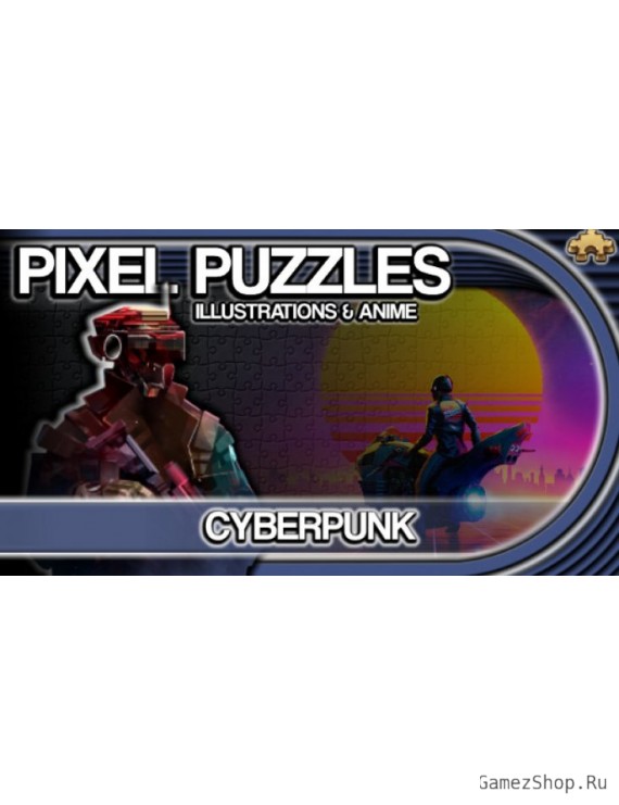Pixel Puzzles Illustrations & Anime - Jigsaw Pack: Cyberpunk