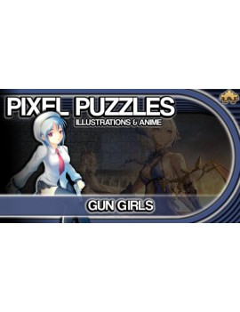 Pixel Puzzles Illustrations & Anime - Jigsaw Pack: Gun Girls