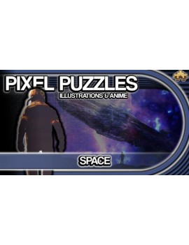 Pixel Puzzles Illustrations & Anime - Jigsaw Pack: Space