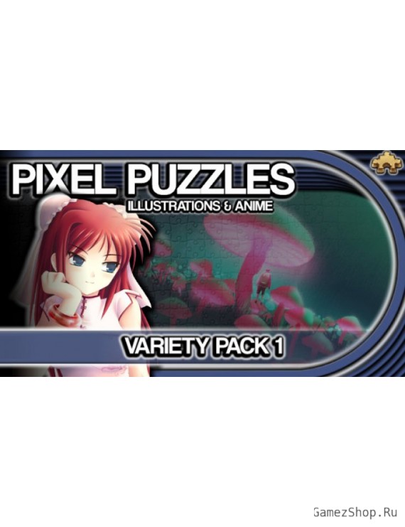 Pixel Puzzles Illustrations & Anime - Jigsaw Pack: Variety Pack 1