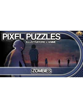Pixel Puzzles Illustrations & Anime - Jigsaw Pack: Zombies