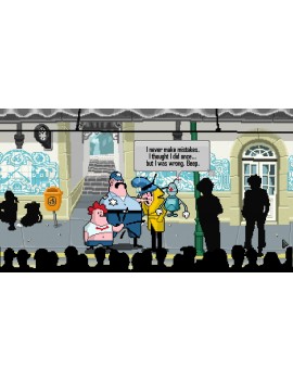 Detective Case and Clown Bot in: The Express Killer