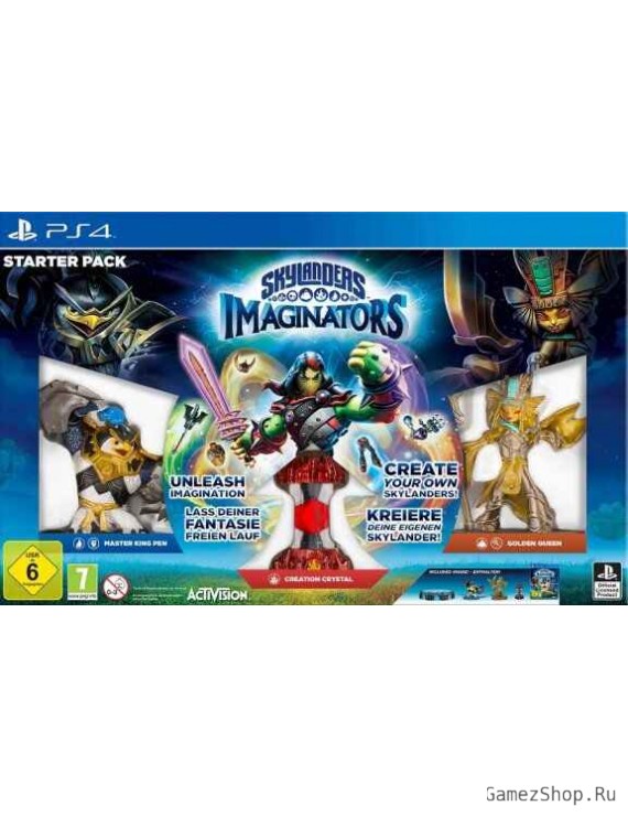 Skylanders Imaginators: Стартовый набор: игра, игровой портал, фигурки: King Pen, Golden Queen 