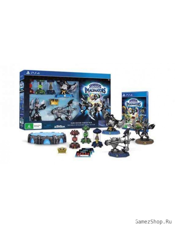Skylanders Imaginators: Стартовый набор (Dark Edition): игра, игровой портал, фигурки: Dark Master King Pen, Dark Golden Queen, Dark Wolfgang 