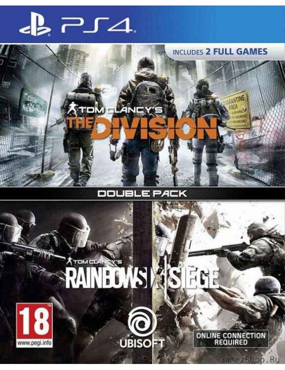 Комплект игр Tom Clancy's Rainbow Six: Осада (Siege) + The Division Русская Версия 