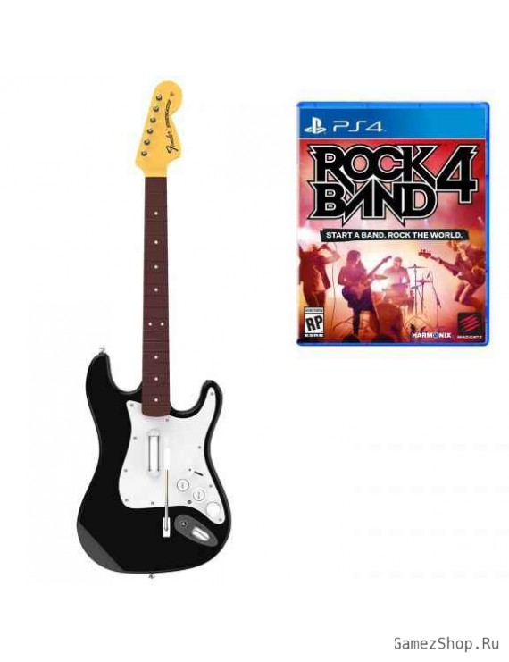 Rock Band 4 Stratocaster Bundle (Игра + Гитара) 