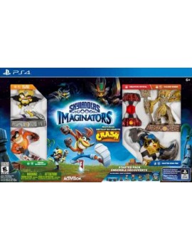 Skylanders Imaginators: Стартовый набор Crash Edition: игра, игровой портал, фигурки: King Pen, Golden Queen, Dr.Neo Cortex, Crash Bandicoot 