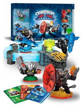 Skylanders: Trap Team. Cтартовый набор Тёмное издание: Dark Food Fight, Dark Snap Shot, Dark Wildfire, 3 ловушки 