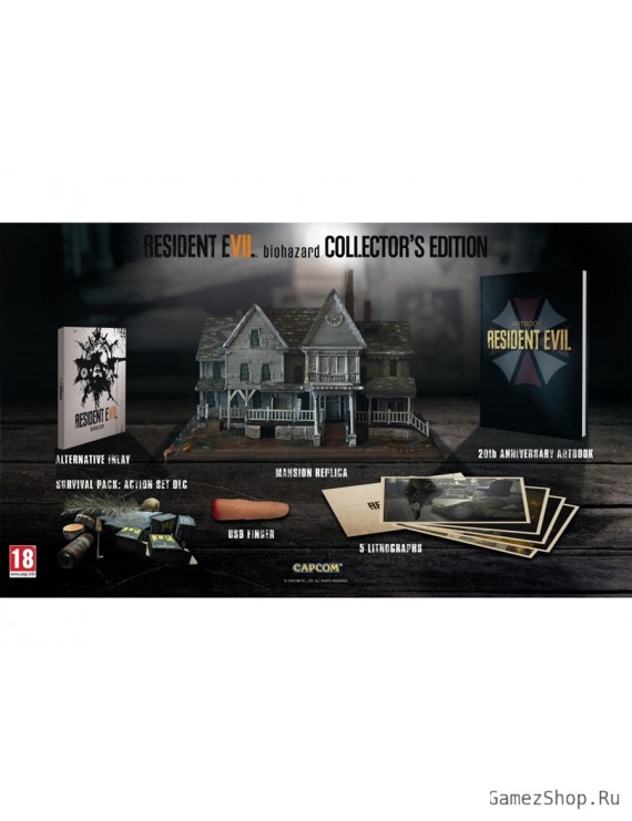 Коллекционное издание Resident evil 7 biohazard collector's edition PS4
