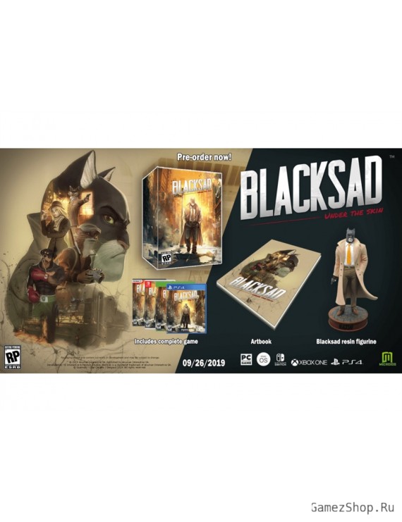 Коллекционное издание Blacksad: Under the Skin Collector Edition Switch