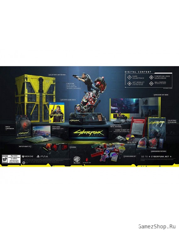 Коллекционное издание Cyberpunk 2077 - Collector's Edition PS4