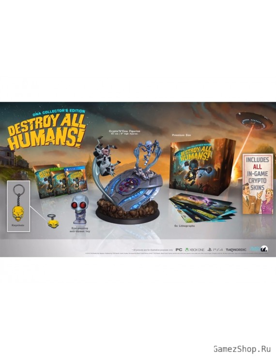 Коллекционное издание Destroy All Humans! - The DNA Edition PC