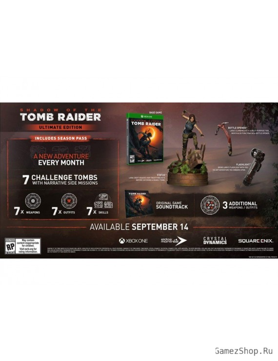 Коллекционное издание Shadow Of The Tomb Raider Ultimate Edition Xbox One