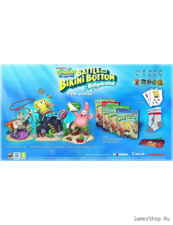 Коллекционное издание SpongeBob SquarePants: Battle for Bikini Bottom - Rehydrated - F.U.N. Edition Switch