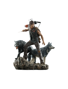 Статуя из сериала Ходячие мертвецы -  Дерил Диксон и Волки (Daryl Dixon)