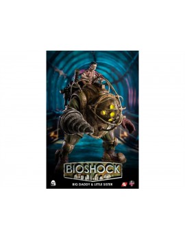 Фигурка из игры Bioshock - Большой Папочка и Маленькая Сестричка (Big Daddy & Little Sister)