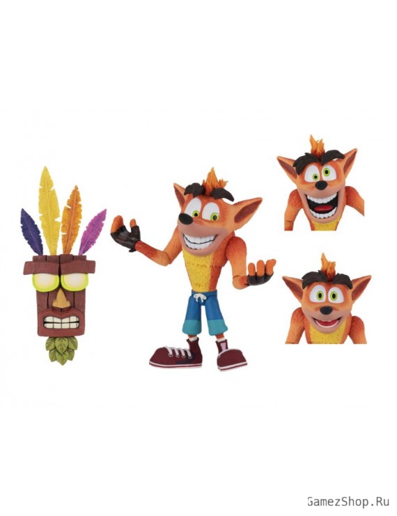 Фигурка из игры Crash Bandicoot - Крэш (Crash) Ultra Deluxe