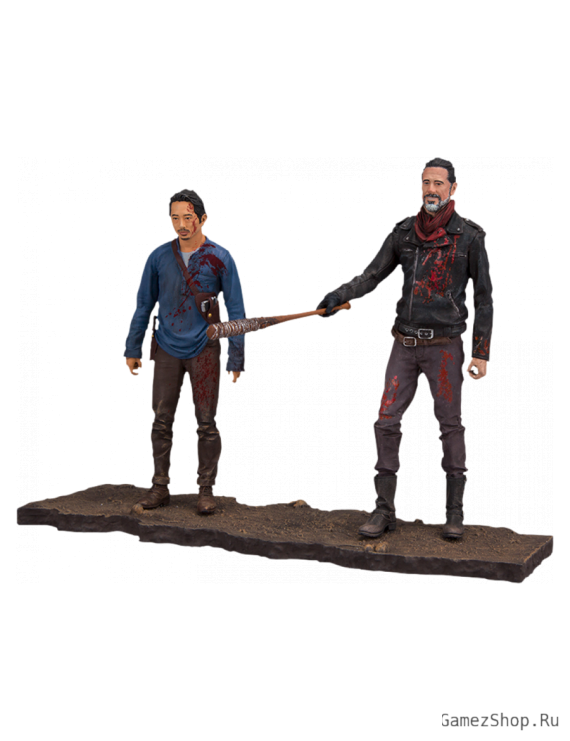 Фигурка из сериала Ходячие мертвецы -  Ниган и Гленн (Negan)