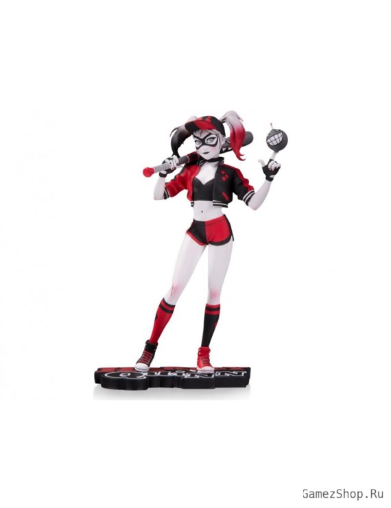 Статуя Харли Квинн (Harley Quinn) DC Comics Red White & Black