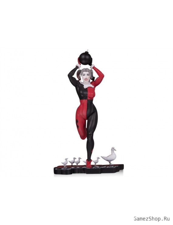 Статуя Харли Квинн (Harley Quinn) DC Comics Red White & Black Frank Cho Version