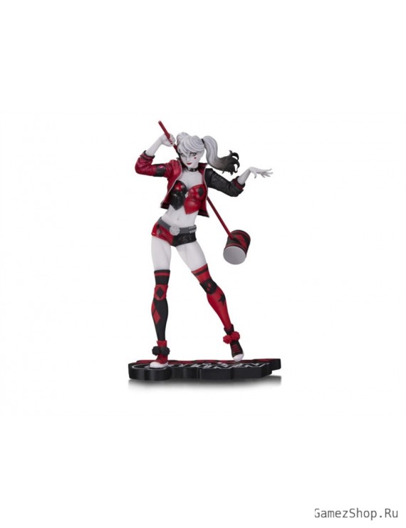 Статуя Харли Квинн (Harley Quinn) DC Comics Red White & Black Philip Tan Version