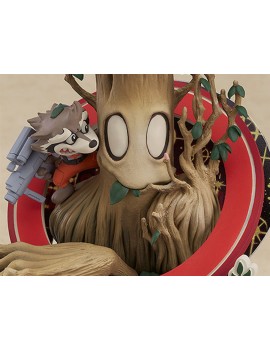 Статуя Грут и Ракета (Rocket and Groot) Marvel Manga