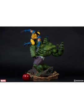 Статуя Халк против Росомахи (Hulk and Wolverine)
