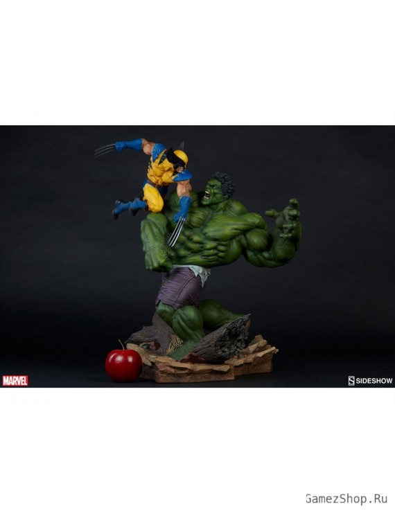 Статуя Халк против Росомахи (Hulk and Wolverine)