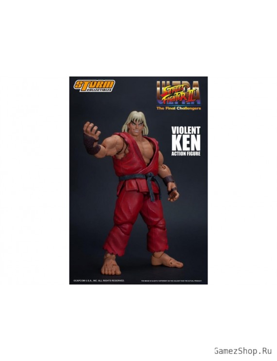Фигурка из игры Street Fighter II - Виолент Кен (Violent Ken)