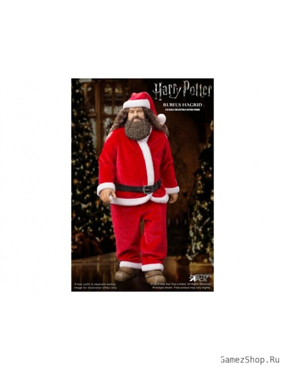Фигурка из фильма Гарри Поттер и философский камень - Рубеус Хагрид (Rubeus Hagrid) Santa Version