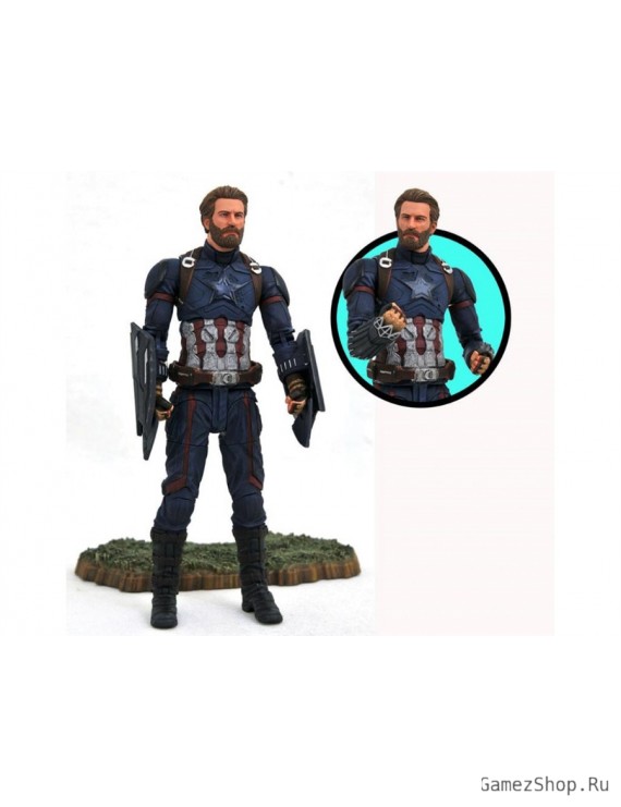 Фигурка из фильма Мстители: Война бесконечности - Капитан Америка (Captain America) Select Version
