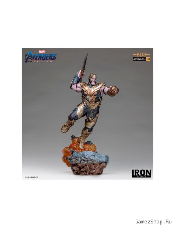 Статуя из фильма Мстители: Финал - Танос (Thanos) Battle Diorama Series