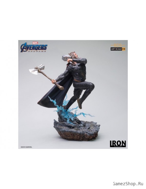 Статуя из фильма Мстители: Финал - Тор (Thor) Battle Diorama Series