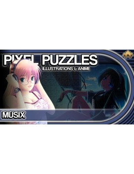 Pixel Puzzles Illustrations & Anime - Jigsaw Pack: Musix